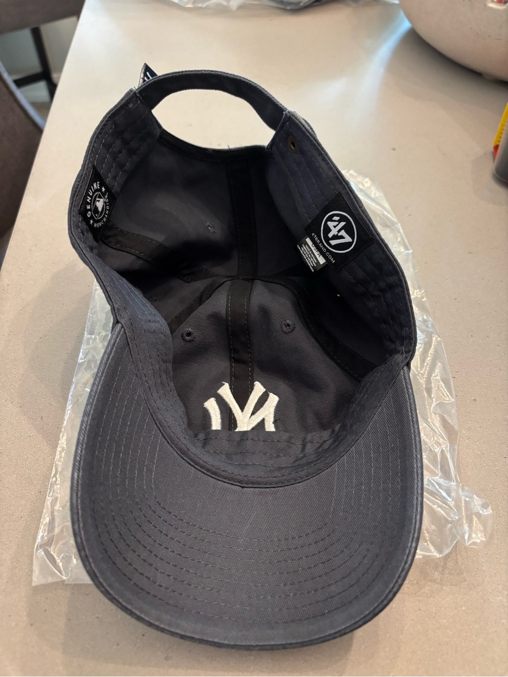 47 Brand MLB NY Clean Up Cap Vintage Navy - Picture 2 of 2